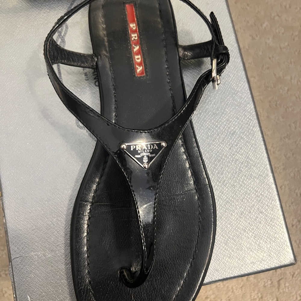 Prada Women's Black Sandals - Picture 8 of 10